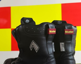 Namensclip HAIX Airpower XR1 u. Lady personalisiert | Rettungsdienst / Feuerwehr Namensschild Einsatzstiefel | 3D Druck Namensschild Stiefel