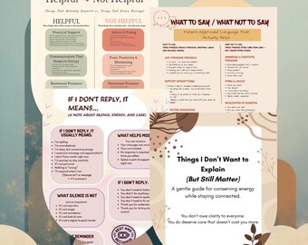 Things I Don’t Want to Explain (But Still Matter) Boundary & Support Guide Bundle