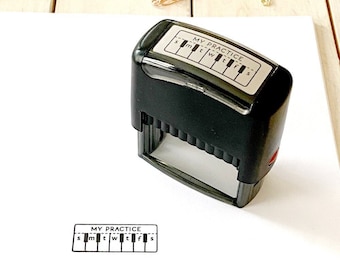 Piano Practice Days Self Inking Stamp