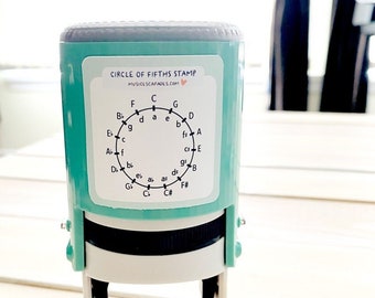 Circle of Fifths Wheel Self-Inking Stamp