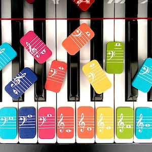 Wooden Music Note Tiles for  Music Center, Elementary Music Classroom, Piano Teacher, Music Teacher, Teaching, Music, Piano Lesson
