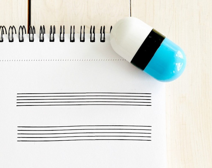 Music Staff Line Roller Stamp