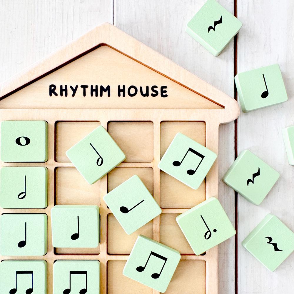 A Note Puzzle Music Note Rhythm House Puzzle for Music Lessons - Etsy
