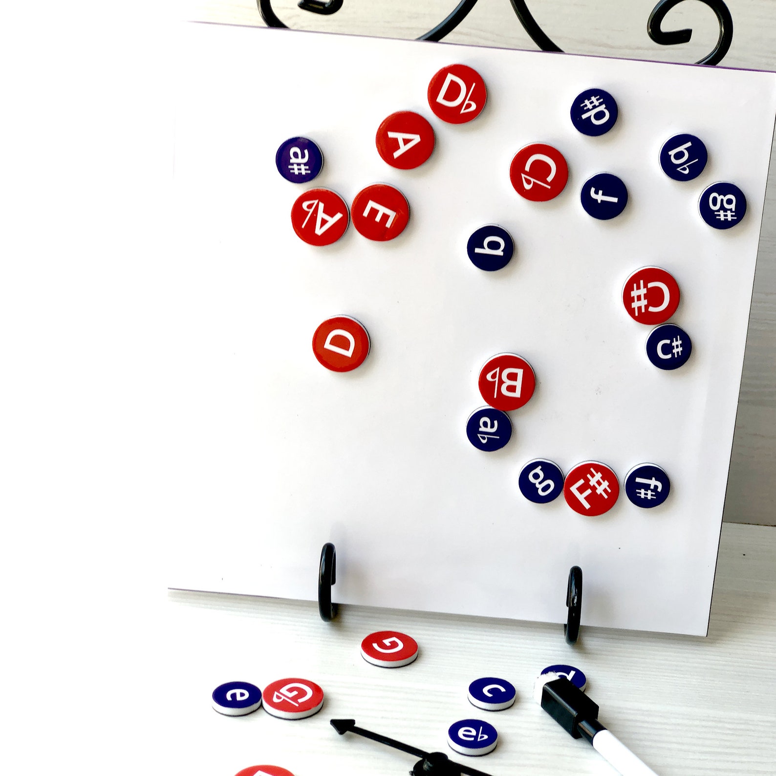 Circle of Fifths Spinner Dryerase Game Board for Etsy
