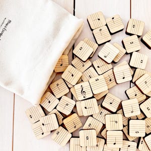 Sight Reading Music Note Tiles for Music Lessons - Etsy