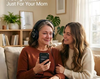 Personalized Song for Mom – Custom Lyrics Gift from Son or Daughter – Unique Mother’s Day Gift – Emotional Custom Music MP3