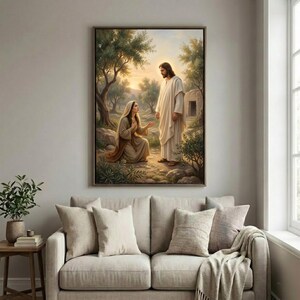 Holy Week Printable Wall Art Set of 16, Passion of Christ, Christian Gallery Wall Decor, From Palm Sunday to Easter Morning Devotional image 2