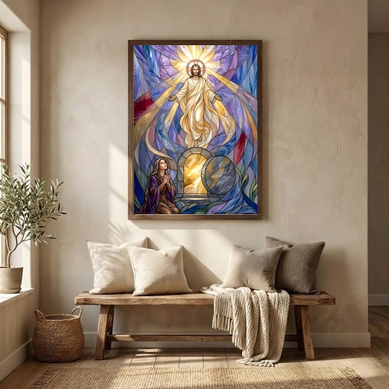 The Resurrection of Jesus Printable | Christian Wall Art Catholic ...