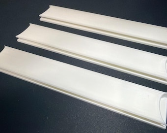 Cable Raceway Set – 3D Printed Desk Cable Organizer | Cord Management Clips (3-Pack or 6-Pack)