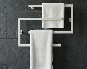 Modern Stainless Steel  Towel Rack | Space-Saving Bathroom Organizer