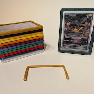 Stacking Top Loader bumper with stand (Pokemon, MTG, Yu-Gi-Oh!, etc.)