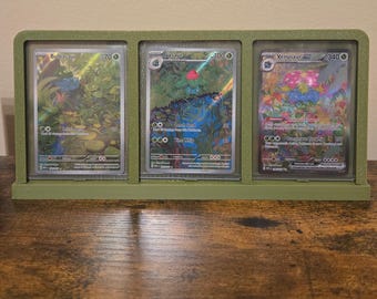 3 in 1 Top Loader Display Case/Stand (Pokemon, MTG, Yu-Gi-Oh!, etc.)