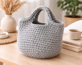 Crochet Tote Bag Pattern PDF | Beginner Crochet Bag Pattern | Chunky Tote Bag Crochet Pattern | Easy Handmade Purse DIY | Instant Download