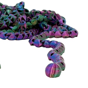 Serpiente de juguete de 2,84 metros para personas con TDAH y autismo.