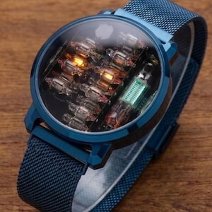 Handmade Nixie Tube Wristwatch