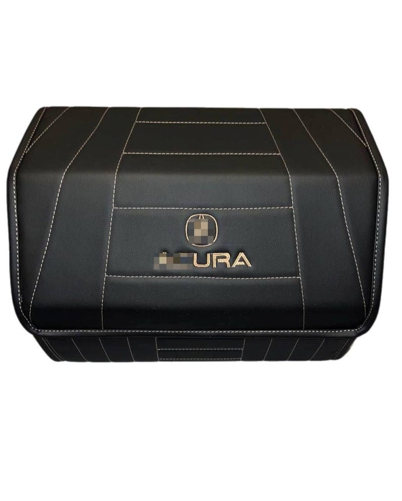 Eco Leather Trunk Organizer Gift Set, Brown Organizer + Bonus 2 Free Pillows image 17
