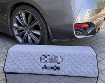 Eco Leather Trunk Organizer | Handmade Car Storage Box