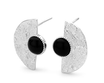 Pendientes de plata Eclipse