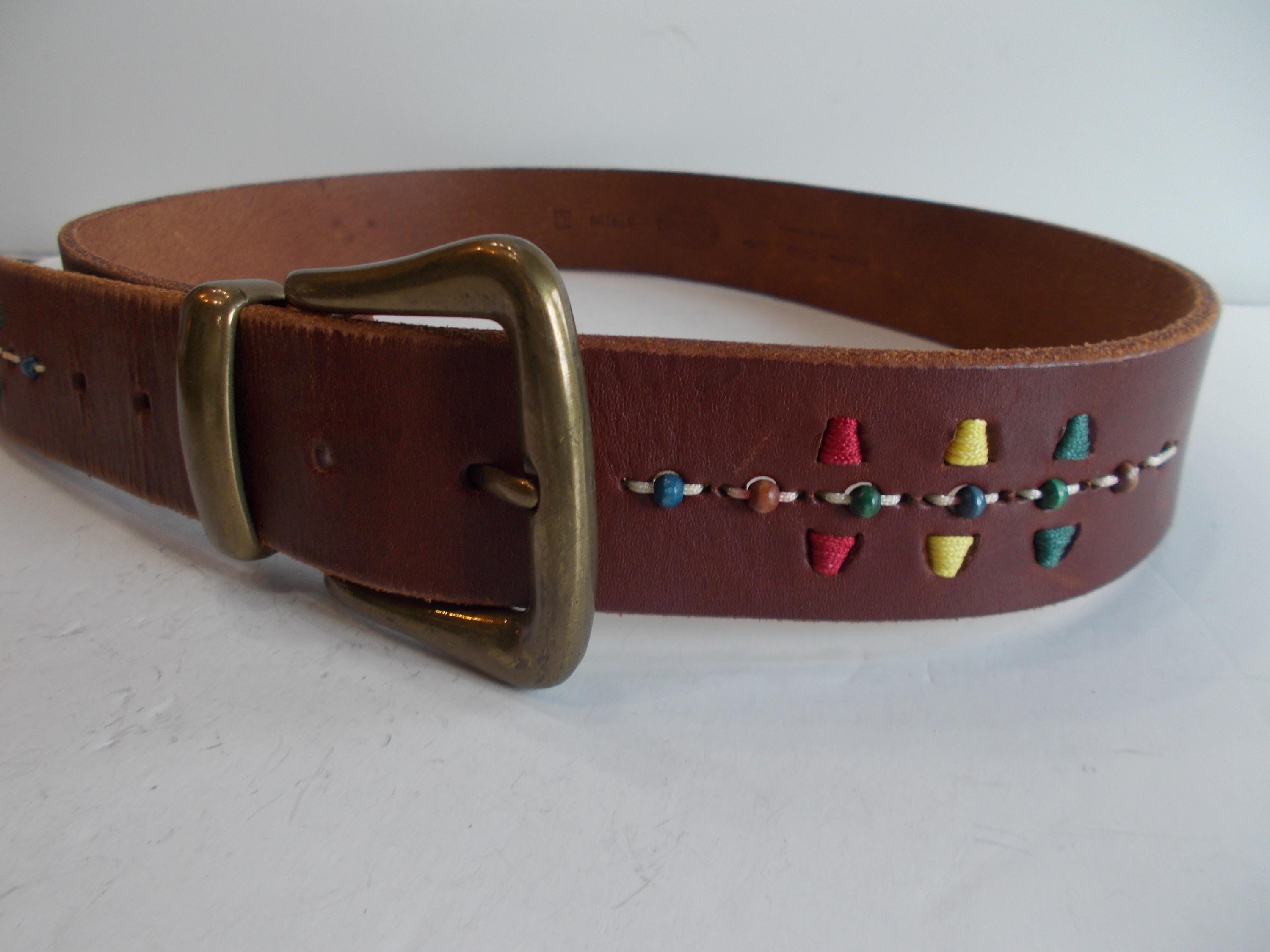 Vintage Fossil Belt - Etsy