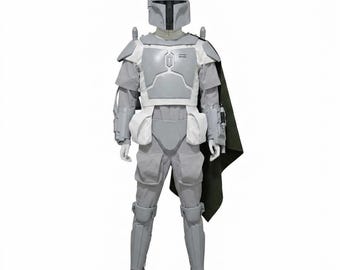 Boba Fett ROTJ Soft Parts | Custom Star Wars Replica Flight Suit, Vest, Neck Seal, Cape & Pouches