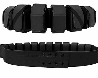 Cinturón utilitario inspirado en los Scout Troopers / Cinturón táctico para cosplay / Cinturón de armadura negra / Accesorio de disfraz / Equipo de soldado estilo Star Wars