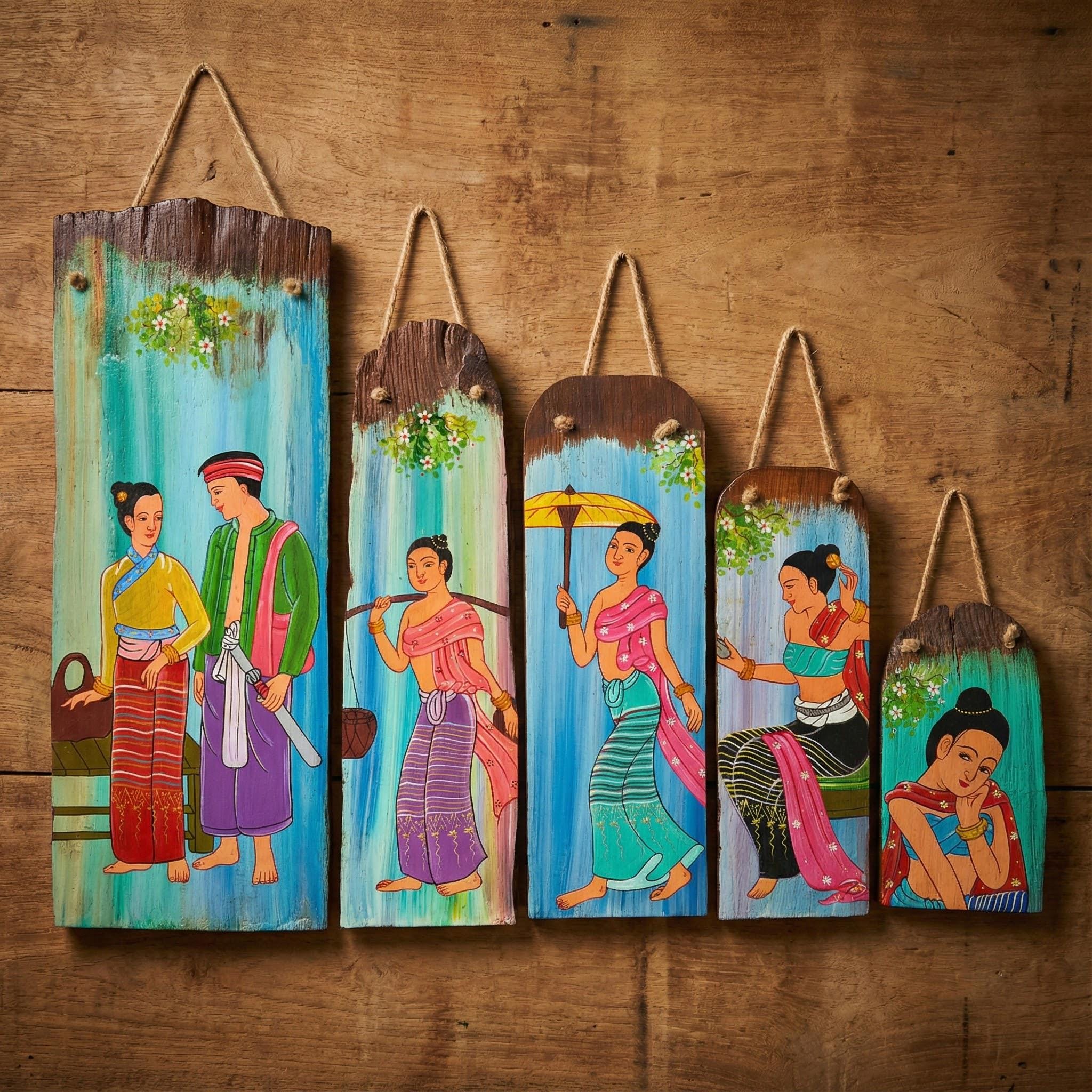 Thai Antique Painting - Etsy
