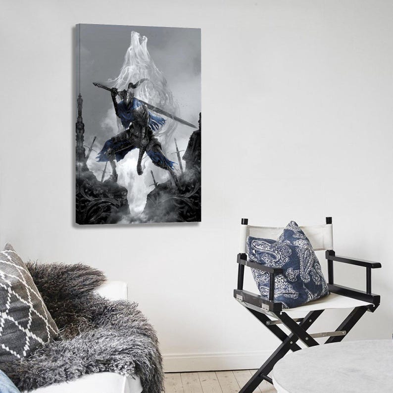 Anime Game Dark Soul Canvas Wall Art Poster Picture Print Living Room ...