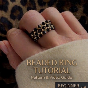 Beaded Ring Tutorial Video/Digital Video Download