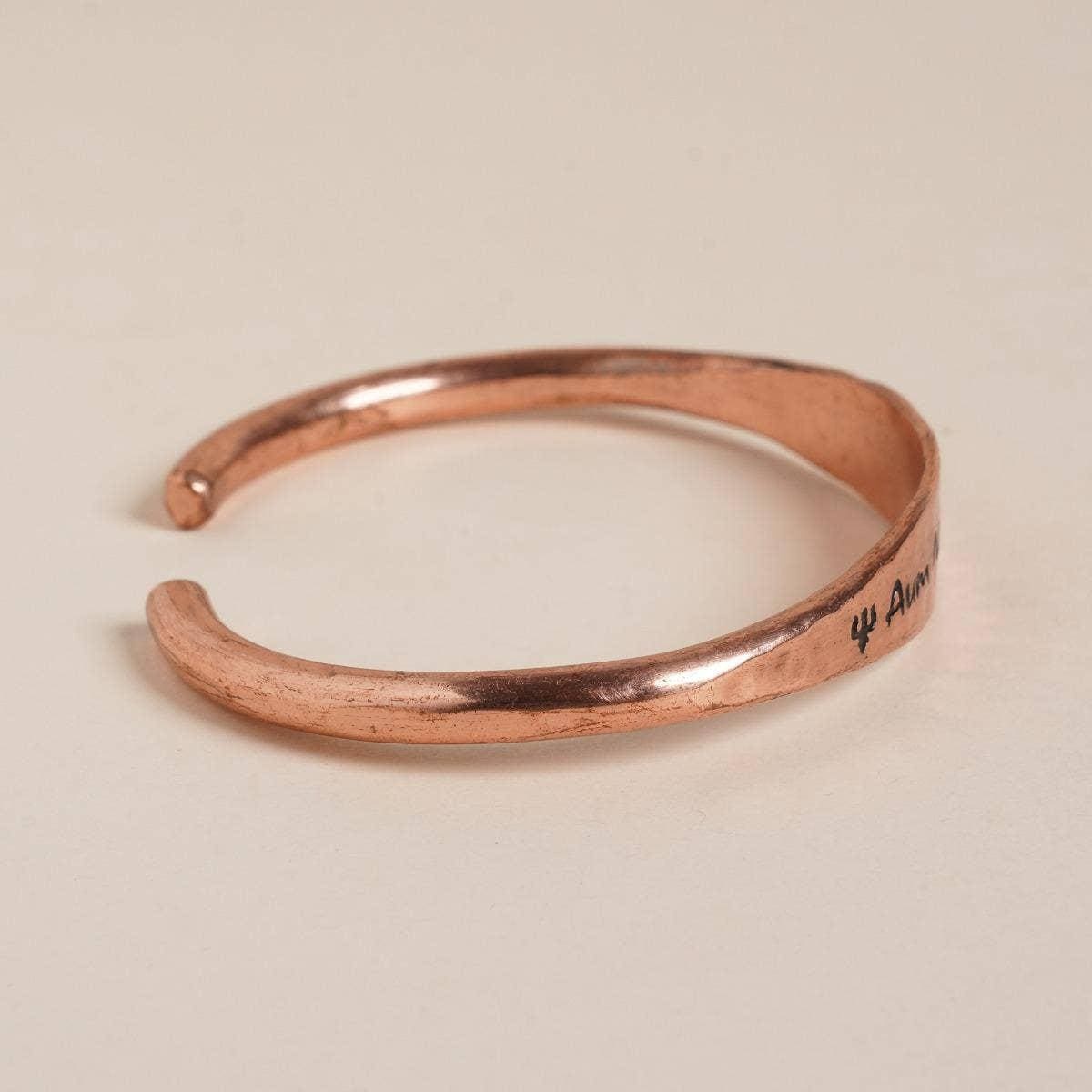 Bracciale In Rame Con Mantra Om Namah Shivaya