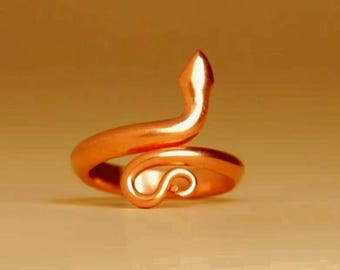 Koperen slangenring – energieke sarpa sutra voor dagelijks gebruik