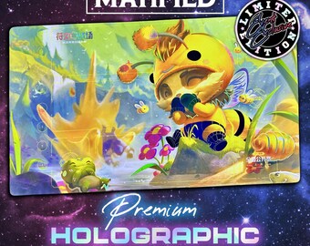 Holographic Foil Teemo "Beemo" 2025 National Open Shanghai Tournament Playmat – Riftbound Chinese Exclusive League of Legends TCG