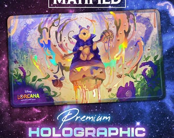 Custom Lorcana Holographic Foil Playmat – Woody and Buzz Toy Story