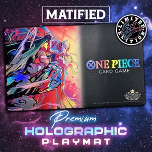 Holographic Foil Yamato Japanese 2022 Championship Exclusive 20in x 12in Playmat – One Piece TCG Customized Matified