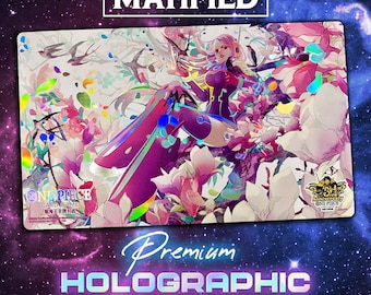 Holographic Foil Jewelry Bonney 3rd Anniversary Playmat – One Piece TCG Customized Matified