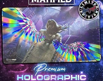 Holographic Foil Gift of Orzhova Playmat – Signed by the artist Johannes Voss Magic the Gathering TCG