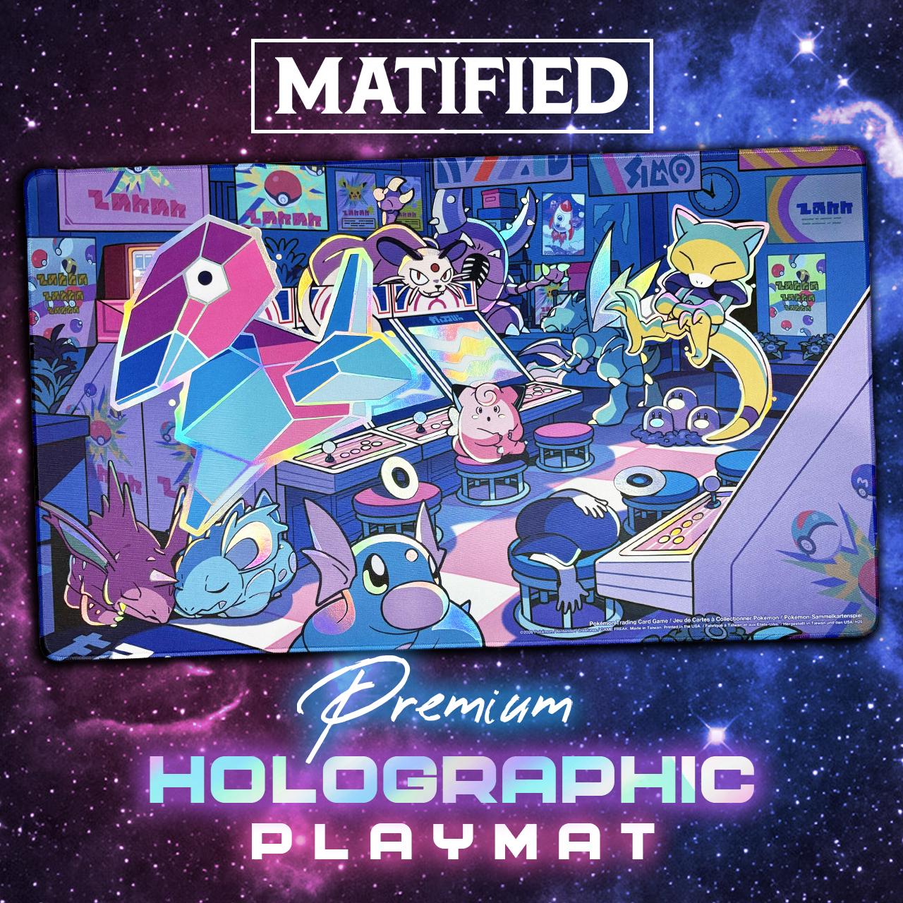 海外ポケセン限定 プレイマット Celadon Game Corner Holographic Foil Celadon Game Corner Playmat – Pokemon TCG