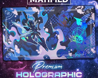 Holographic Foil Ceruledge Burning Spirit Playmat – Pokemon TCG Customized Matified