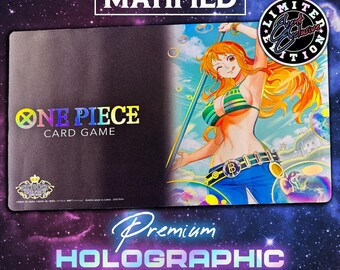 Holographic Foil Nami 2022 Championship Playmat – One Piece TCG Customized Matified