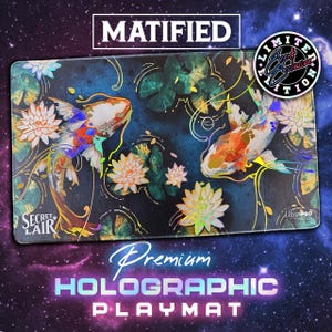 Holographic Foil Dandan Secret Lair by Kelogsloops Playmat – Magic the Gathering TCG Customized Matified