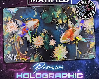 Holographic Foil Dandan Secret Lair by Kelogsloops Playmat – Magic