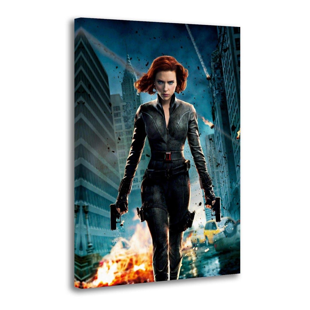 Black Widow Wall Art Poster Picture Print Living Room Walls Decor Home ...