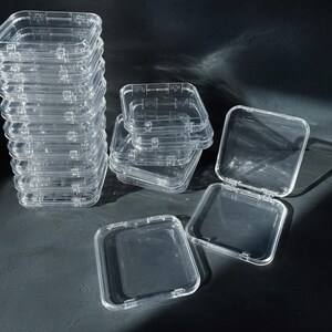 Push-On Nails Storage Box, Extra Large Acrylic Organizer Case, Portable Multi Function Display, Nail Storage Solution, Clear Beauty Organize