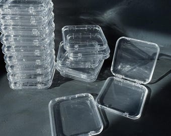Extra Large Acrylic Nail Storage Box, Portable Press-On Organizer Case