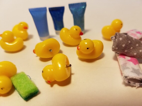 miniature rubber ducks