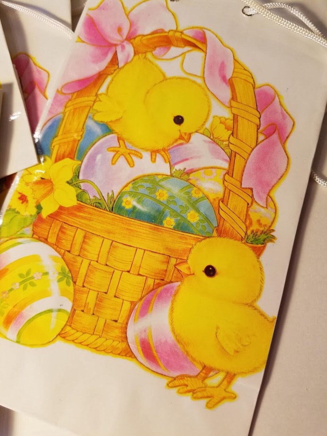 Vintage Easter Gift Bags 2 Small 2 Large 1970's Etsy