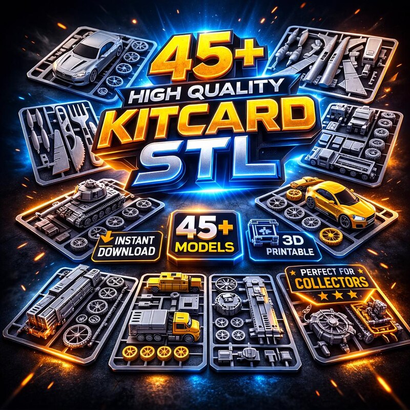 Fee Kit Card Models Stl 3d Printed Kit Cards - Etsy
