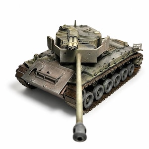 T26E4 Super Pershing Tank 1/35 Scale Model | 3D Printed PLA Military Replica | WWII American Heavy Tank | Historical Armor Display