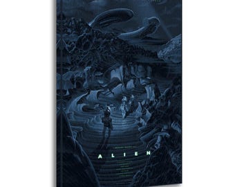 laurent durieux alien Canvas Wall Art Poster Picture Print Living Room Walls Decor Home Posters