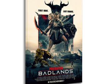 Predator Badlands (2025) Movie Canvas Wall Art Poster Picture Print Living Room Walls Decor Home Posters