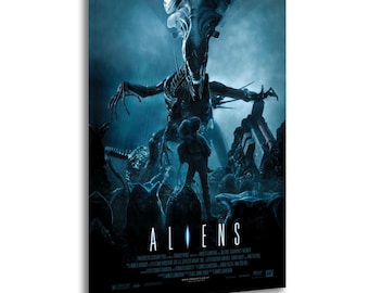 Sci-Fi Night Alien (1986) Movie Canvas Wall Art Poster Picture Print Living Room Walls Decor Home Posters